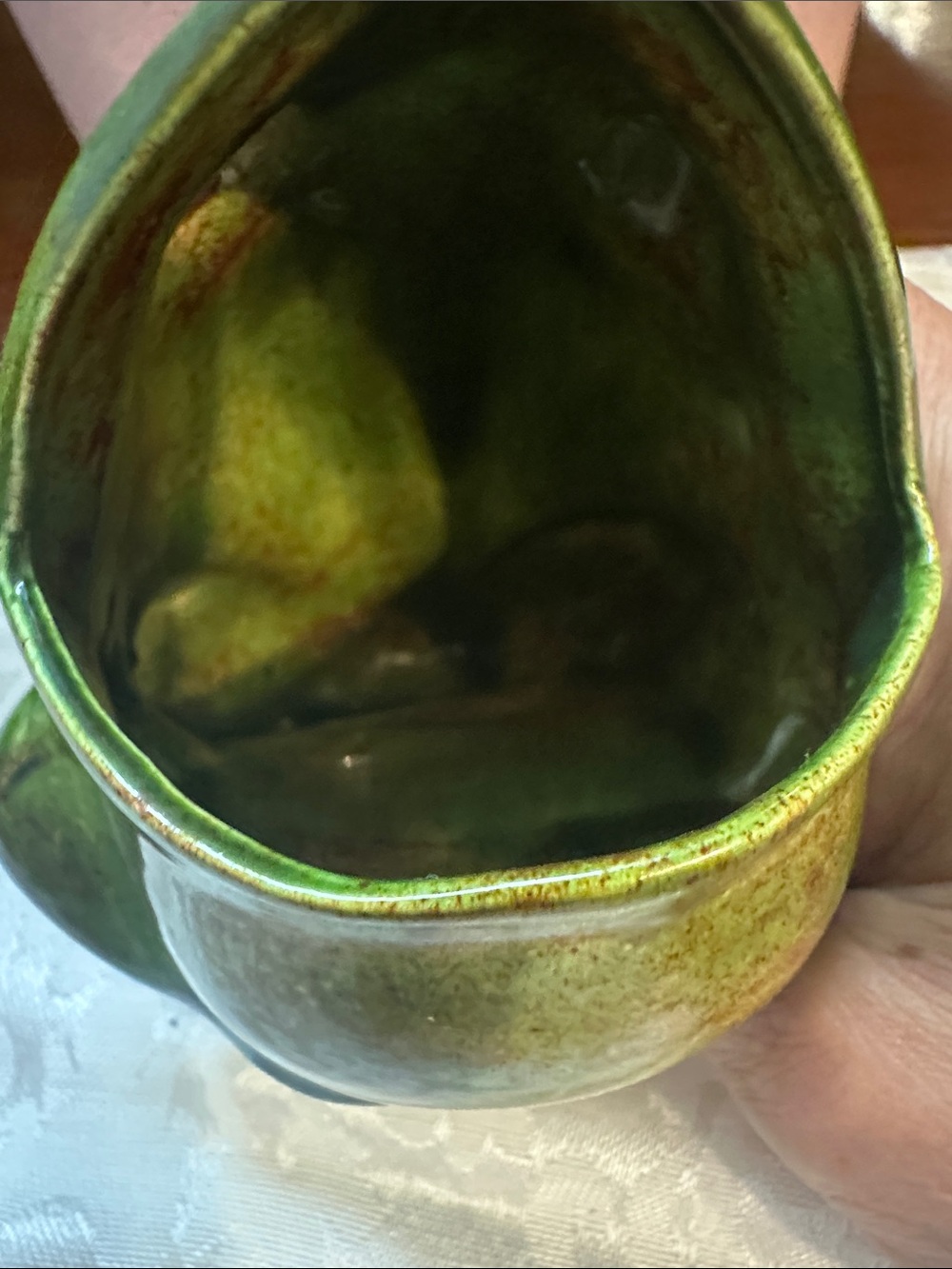 Vintage Ceramic frog sponge /scrubby holder - Picture 7 of 12